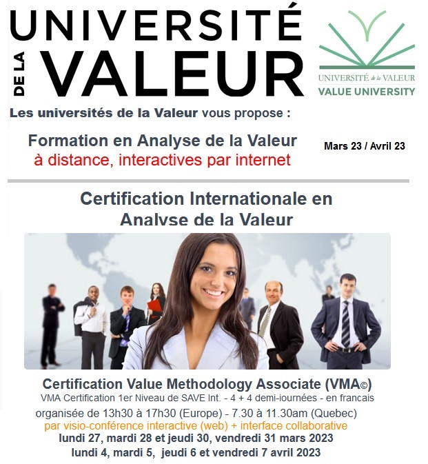 Université de la Valeur 2023